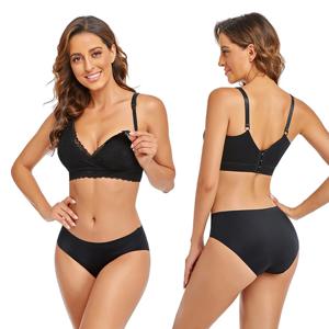 출산 간호 브래지어 여성 레이스 모유 수유 브래지어 이동식 패딩 임신 여성 속옷 탑 Soutien Gorge Allaitement