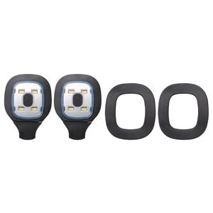 A64E LED 비니 모자에 대 한 2Pcs USB 충전식 빛, 남자와 여자를위한 교체 가능한 전조등 모자 DIY 모자 빛