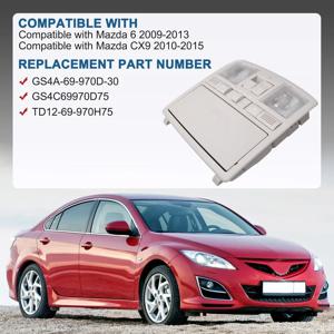 마쓰다 6 2009-2013 CX-9 2010-2015용 선루프 스위치가 있는 오버헤드 콘솔 맵 램프 GS4C-69-970D-30 TD77-69-970D-75