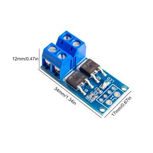 MOSFET 트리거 스위치 드라이브 모듈 PWM 레귤레이터 제어판 DC 5V-36V arduino 15A 400W 용 전자 스위치 제어 보드