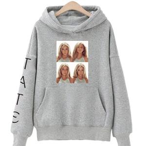 Tate McRae Mind 풀오버 후드티 패션 캐주얼 후드티 여성 남성 긴 소매 후드 티셔츠 streetwear 풀오버 트렌디 탑