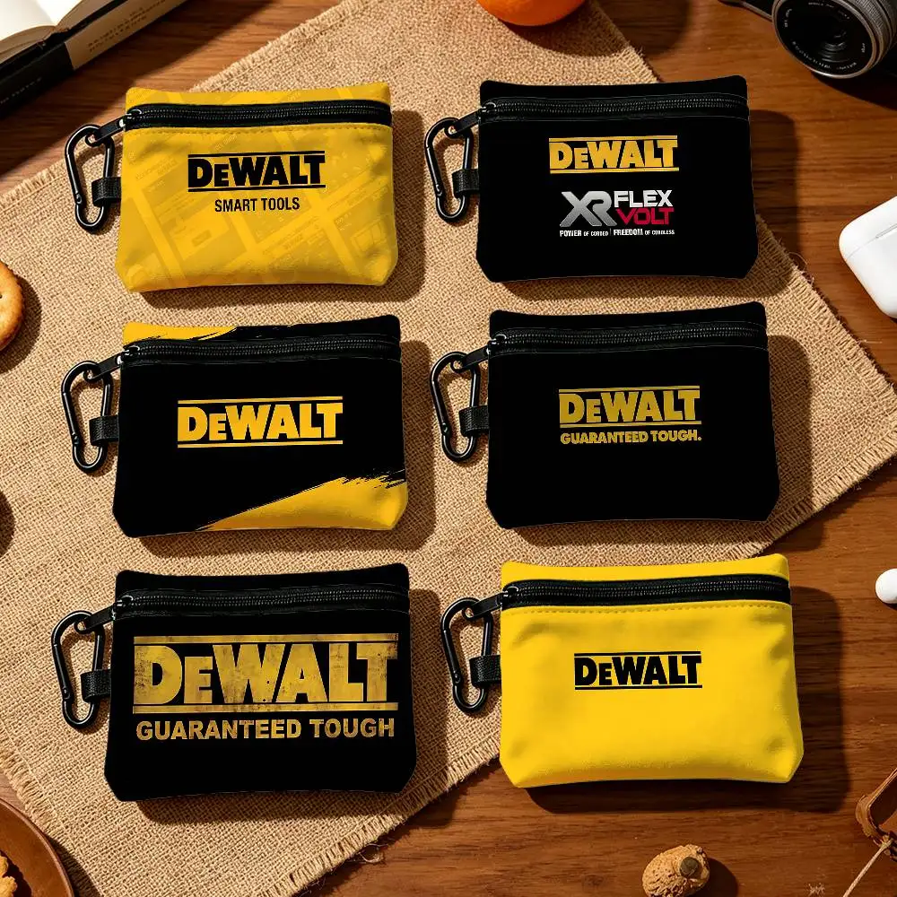 C-DeWaltS 멋진 패션 내마모성 옥스포드 천 동전 지갑 휴대용 배낭 걸이형 카드 수납 가방