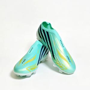 T477 레이스 없는 프리미엄 퀄리티 남성용 축구화 TF/FG 트레이닝 풋볼 스니커즈 터프 축구화 35-45 사이즈