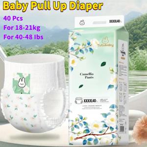 40개입, 40~48파운드, 4XL 사이즈, 일회용 아기용 기저귀, 초박형, 통기성, 흡수력이 뛰어난 기저귀, 풀업형, 뛰어난 가성비