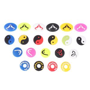 테니스 라켓 진동 댐퍼, 실리콘 진동 방지, 테니스 충격 방지 흡수기, 스마일 페이스 충격 패드 액세서리, 무작위