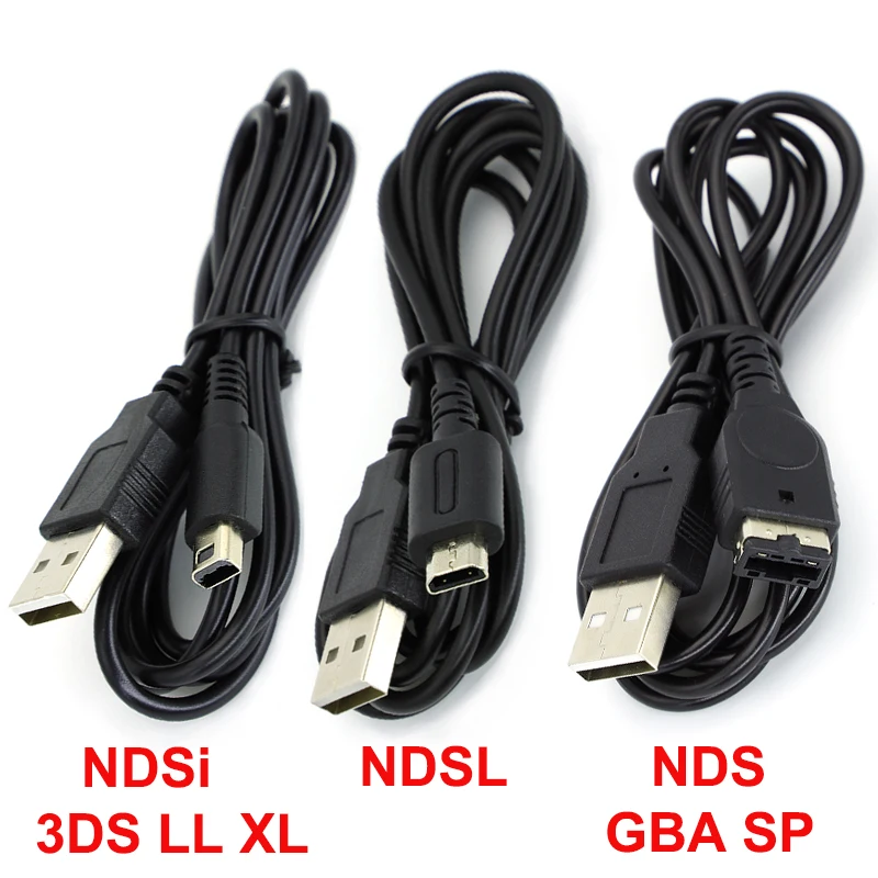 1PCS USB 데이터 충전기 DS Lite 용 전원 케이블 코드 충전 NDSi 3DS 용 DSL NDSL New 3DS XL LL NDS GBA SP