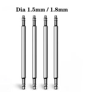 20pcs 퀵 릴리스 핀 스마트 시계 용 1.5 1.8mm 직경 시계 밴드 핀 18mm 20mm 22mm 스트랩 스프링 바 밴드 액세서리