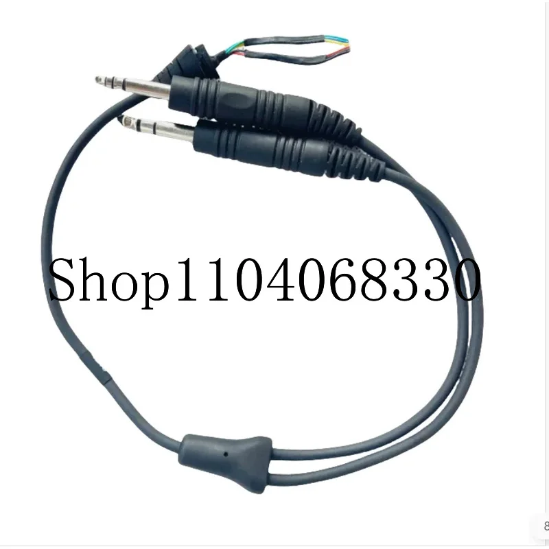 Bose A20 항공 헤드셋 스테레오 6.3mm 5.2mm용 이중 플러그 케이블