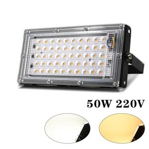 LED 홍수 빛 AC 220V 240V 50W IP65 방수 야외 정원 프로젝터 조명 ​​반사판 스포트라이트 LED 투광 조명 벽 램프