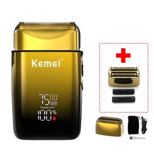 Kemei KM-TX10 전기면도기 충전식 헤어/수염/머리카락 면도기 남성용 대머리 면도기 남성용 이발기
