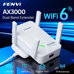 FENVI AX3000 WiFi 6 리피터 듀얼 밴드 2.4G/5GHz 802.11AX 기가비트 무선 확장기 Wi-Fi 6 신호 증폭기 장거리 증폭기