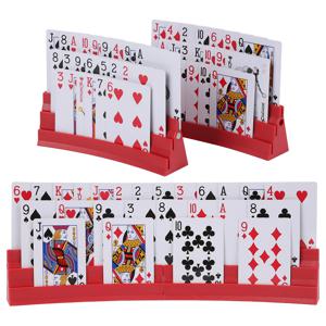 1pc/2/4pcs, 3층 카드 보관 상자, 두꺼운 플라스틱 소재로 제작, 포커 카드 보관에 적합, 크리스마스에 적합