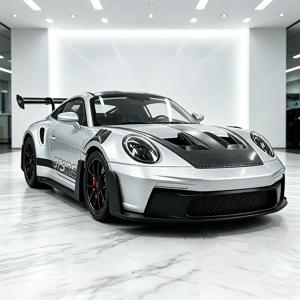 새로운 1:24 911 GT3 RS 슈퍼카 합금 자동차 모델 사운드 및 라이트 풀백 자동차 모델 수집품 생일 선물