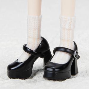 3.1cm*1.1cm 브라이스 인형 메리 제인 펌프스 신발 1/6 Bjd 인형 플라스틱 신발 Ob22 Ob24 1/6 Azone P20 바디용 장난감 액세서리