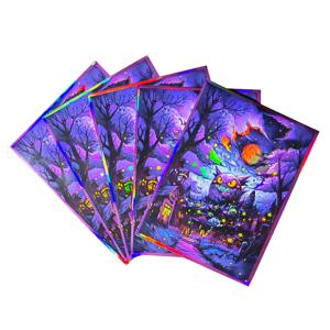 60PCS 66x91mm 포켓몬 겐가 홀로그램 카드 슬리브 표준 크기 트레이딩 카드 프로텍터 PTCG/PKM 수집가 선물용