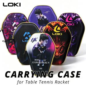 LOKI 하드 쉘 탁구 라켓 운반 케이스 EVA 휴대용 탁구 패들 케이스 가방 방수 충격 방지