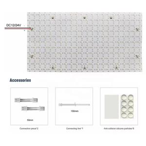 (MEOF) 플렉시블 LED 시트 490x245mm DC24V 242LED 28W 패널 시트 조명 (주방 대리석 조리대 광고용 백라이트)