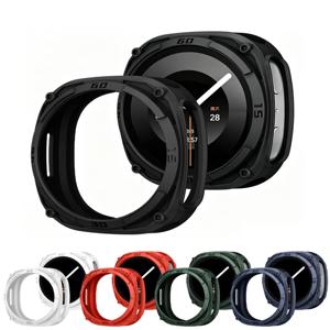 삼성 갤럭시 9 8 44mm 40mm용 러기드 케이스, 하드 PC 범퍼 보호대, 스케일 베젤 보호 갤럭시 워치 9 커버