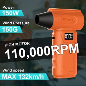휴대용 미니 전기 터보 블로워 110000RPM 에어 더스터 - 카메라, 컴퓨터 키보드, 자동차 대시보드 청소용