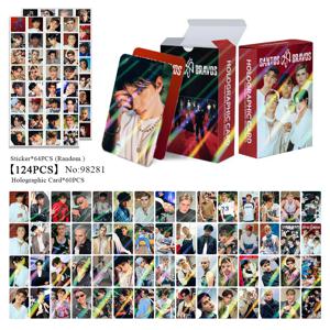 124개/세트 아이돌 산토스 브라보스 새 시리즈 플래시 카드 로모 카드 및 스티커 엽서 드류 카우에 알레산드로 가비 케네스 팬 선물