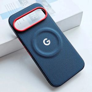 럭셔리 PU 직조 가죽 질감의 자석식 휴대폰 뒷면 케이스, Google Pixel 11 10 9 Pro XL용 충격 방지 무선 충전 보호 커버