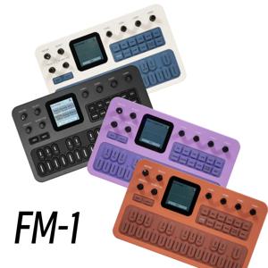M-VAVE 휴대용 FM-1 이펙트 페달 신디사이저 MIDI 키보드, 6가지 이펙트, 128개의 사전 설정 사운드, FM 신디사이저 엔진 내장, 내장 스피커, 새 제품