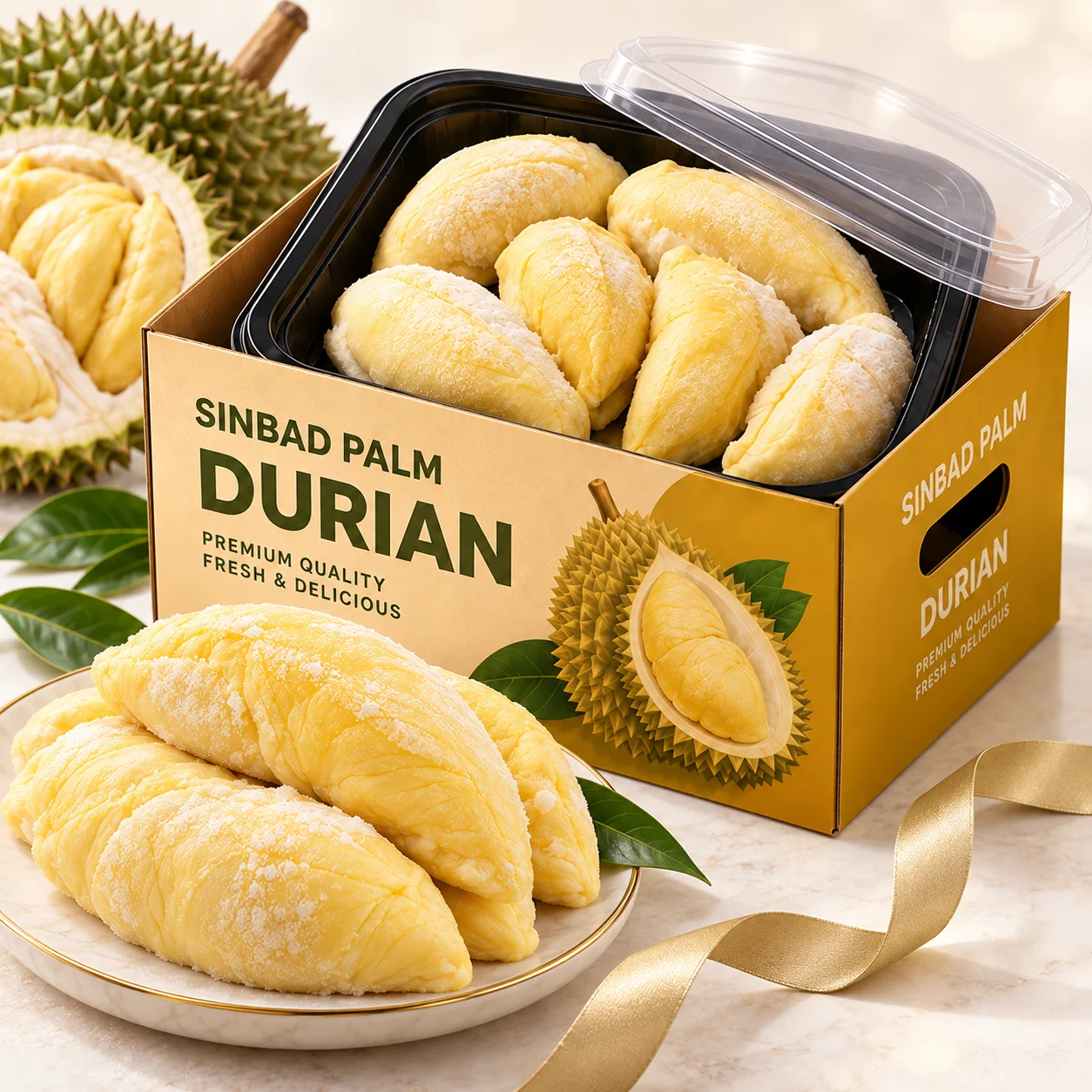 두리안 생과 Durian 신선한 열대과일 수입과일