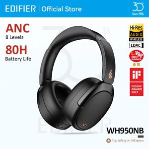 에디파이어 Edifier WH950NB 액티브 노이즈 캔슬링 무선 헤드폰 블루투스 5.4 헤드셋, 하이 레졸루션 무선, 80시간 재생, 4개의 마이크