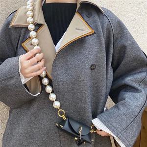 핸드백 교체 큰 진주 체인 숄더백 스트랩, DIY 지갑 체인 핸들, 새로운 가방 액세서리, 30cm, 50cm, 70cm, 90cm, 1PC