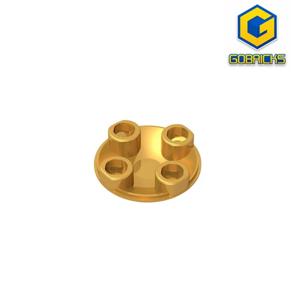 Gobricks GDS-608 슬라이드 슈 라운드 2X2 레고 2654 54196 어린이 DIY 교육용 빌딩 블록 기술과 호환 가능