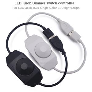 12V-24V DC, 0-100% 조절 가능, 3A PWM 방식, 수동 다이얼 조광 스위치, 5V USB LED 조광 컨트롤러 (LED 스트립 조명, LED 데스크 램프용)