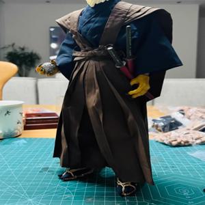 12'' 액션 피규어용 1/6 스케일 군인 일본 사무라이 슈트 모델