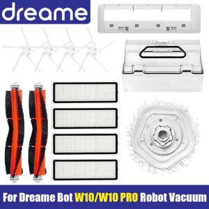 드림 봇 W10 W10Pro 진공 청소기 액세서리, 메인 사이드 브러시, HEPA 필터, 걸레 천 예비 부품