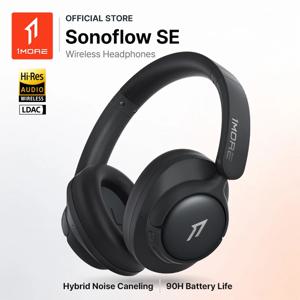 1MORE SonoFLow SE HQ31 오버이어 헤드폰, 무선 이어폰, 블루투스 5.4, 고음질 LDAC, -42dB 노이즈 캔슬링, 90시간 재생 시간