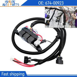 전기 듀얼 선풍기 컨트롤 와이어링 하네스, Chevy Silverado Tahoe GMC Sierra Yukon에 적합, 67400923 대체, 674-00923 JCTFN22