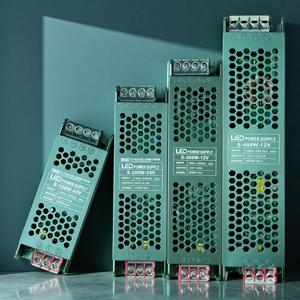 조명 변압기 DC 12V/24V 전원 공급 장치 어댑터 5A 12A 초박형 LED 스트립 스위치 드라이버 램프 60W 100W 200W 300W 400W