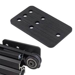 2pcs 알루미늄 아이들러 풀리 플레이트 마운팅 플레이트 타이밍 벨트 아이들 풀리 휠 플레이트 CNC 라우터 기계 3D 프린터 부품
