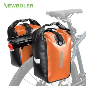 NEWBOLER 10L 20L 방수 사이클링 자전거 앞 포크 가방 퀵 릴리스 자전거 뒷좌석 트렁크 가방 자전거 가방 자전거 액세서리