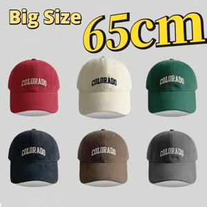 2025 가을 플러스 사이즈 60-65cm 야구 모자 남성용 55-60cm 여름 인기 스포츠 모자 여성용 부드러운 면 소재 선캡 큰 머리 도매