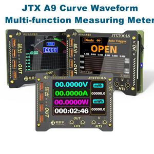 JTX A9 정확한 곡선 파형 다기능 측정기 디지털 디스플레이 0-36V 전압 및 전류 정밀 테스터 미터