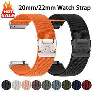 Amazfit bip 6 5/GTS 3/2/2e/GTS2 미니/GTR 3 프로/42mm/47mm/2/2e/스트라토스 2/3pro용 20mm 22mm 밴드 낙하산 버클 코레아 팔찌