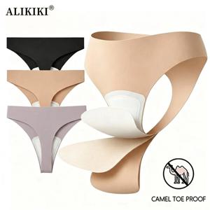 1/3개입 안티 카멜토 심리스 thong 팬티, 노쇼 인비저블 T-백 속옷, 카멜토 방지 팬티, 헬스, 요가, 러닝, 레깅스용