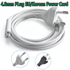한국 전원 코드 2핀 한국 AC 플러그에서 IEC C7 피규어 8 전원 케이블 한국 전원 led Volex 전원 케이블 피규어 8 1.8M