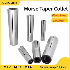 MT2 MT3 MT4 콜릿척 D3 4 5 6 8 10 12 14 16 18 20mm 모스 테이퍼 콘 스프링 콜릿 나사산 M10 M12 M16 클램프 공구