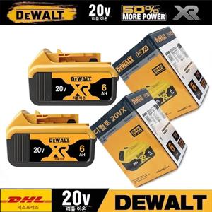 100% 정품 듀월트 20V 6000mAh 전동 공구 배터리 DCB206 DCB205 DCB200 DCF887 DCG405 DCD791 DCF922 DCF850 DCD805 공구 배터리
