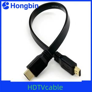 HDMI 호환 케이블 풀 HD 짧은 HDMI 남성-남성 플랫 케이블 코드 (오디오 비디오 HDTV TV PS3용) 0.3M 0.5M 1M