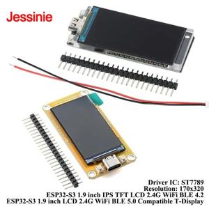 T-디스플레이 ESP32-S3 1.9인치 TFT LCD 스크린 디스플레이 개발 보드 170*320 ST7789 ESP32S3 1.9'' 2.4Ghz WiFi 블루투스 5.0 4.2 모듈