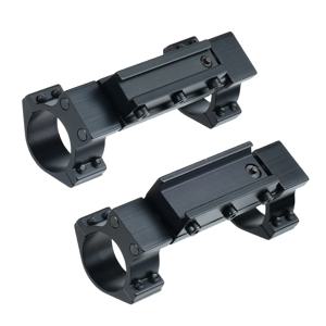 헌팅 11/20mm 3/8인치 도브테일 에어건 라이플스코프 링 25.4mm 30mm 마운트 어댑터 오프셋 스코프 마운트 레일 (수평계 포함)