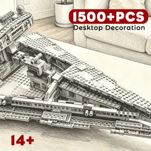 1500개 이상의 블록으로 구성된 DIY 조립 키트, 고급 컬렉션용 디스플레이 세트, 성인을 위한 크리스마스 선물, 집이나 사무실 책상 위 장식용