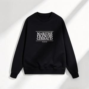 가을/겨울용 스웨트셔츠, 캐주얼한 스타일의 둥근 네크라인, 넉넉한 핏, 후드형 플리스 소재, 남녀 공용, 클래식한 레터링 디자인, 새로운 레트로 스타일